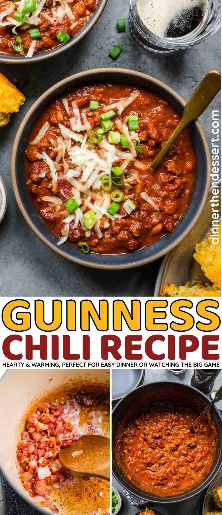 Guinness Chili collage