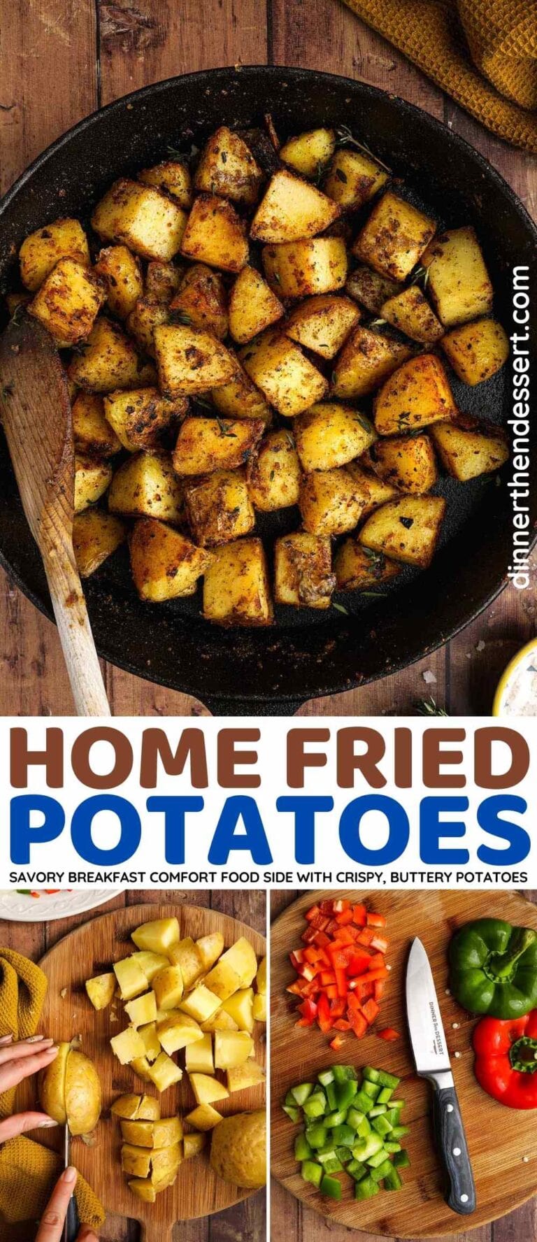 Home Fried Potatoes Recipe - Dinner, then Dessert