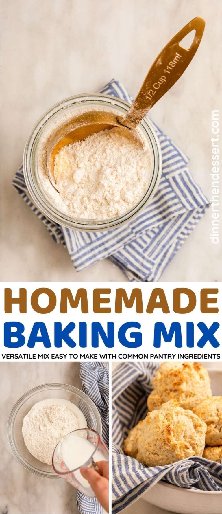 Homemade Baking Mix Recipe Dinner, then Dessert