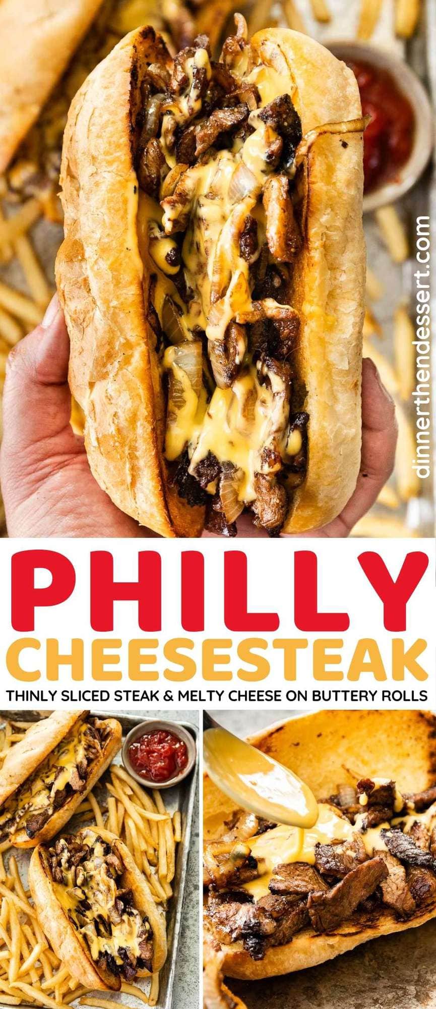 Philly Cheesesteak Collage