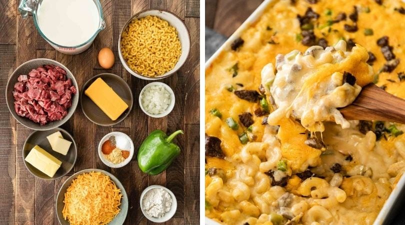 Philly Cheesesteak Mac And Cheese Recipe - Dinner, Then Dessert