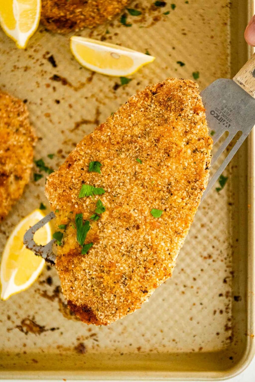 Baked Breaded Chicken Recipe - Dinner, then Dessert