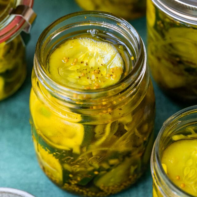 Pickles in jar 4x3
