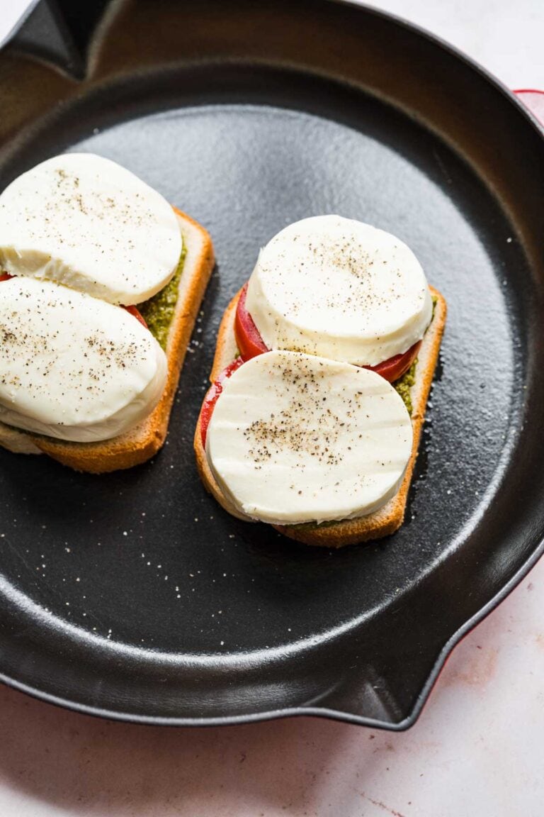 Caprese Grilled Cheese Recipe Dinner, then Dessert