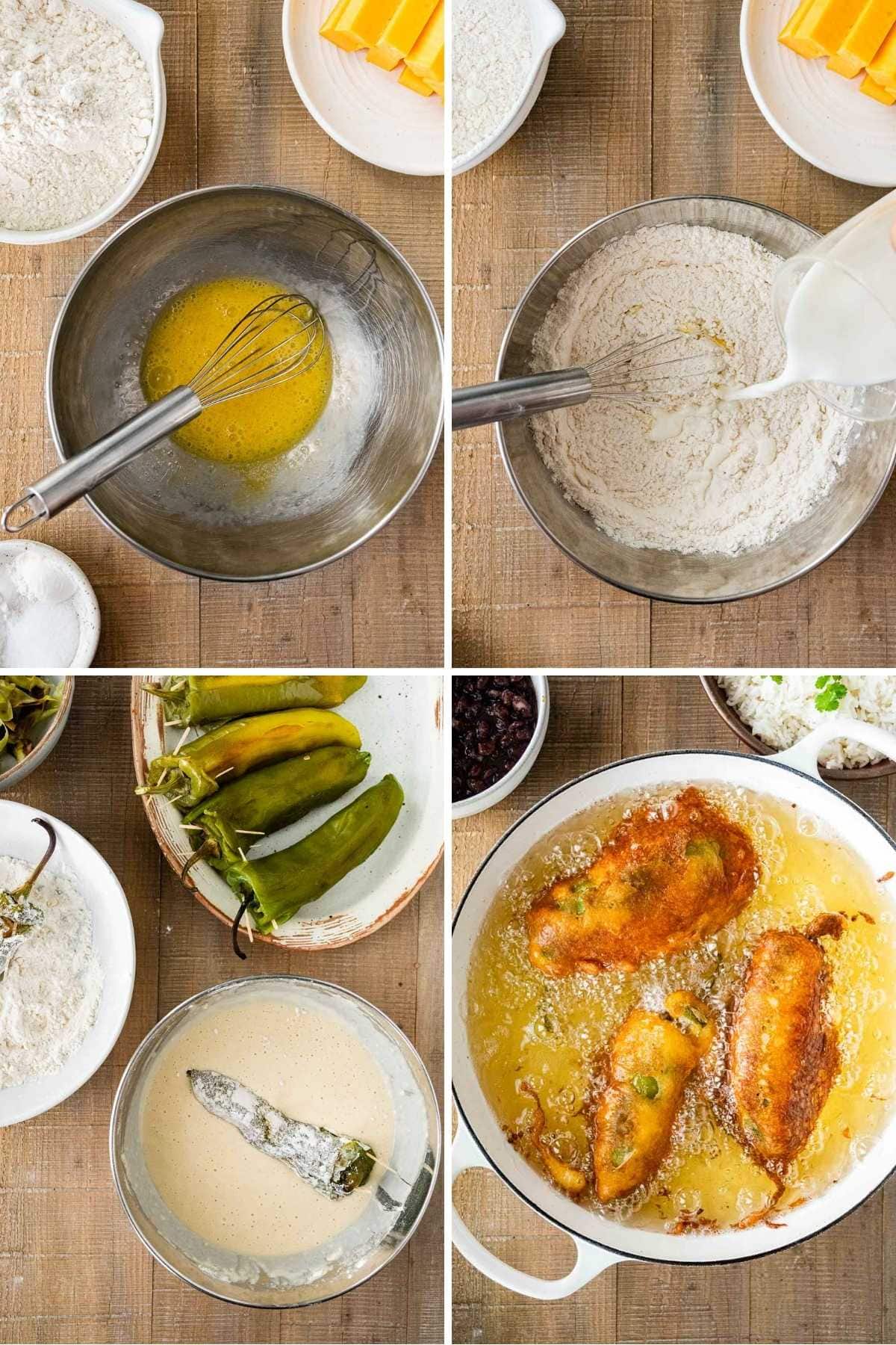 Chile Relleno collage