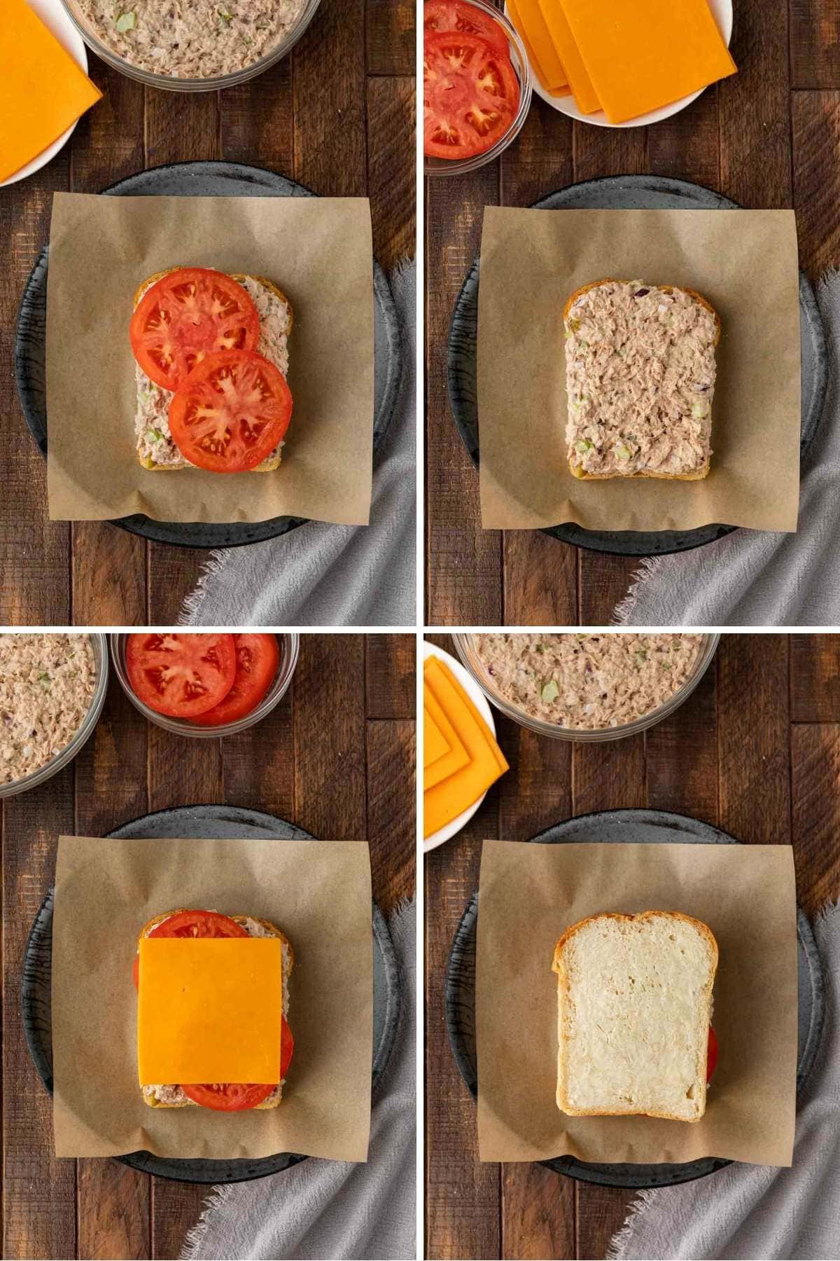 Classic Tuna Melt collage