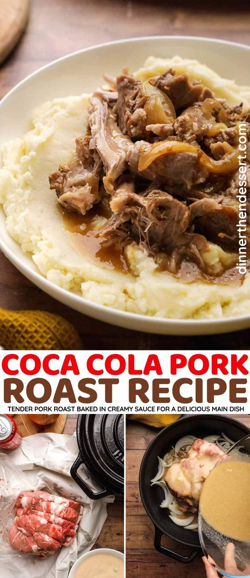 Coca-Cola Pork Roast collage