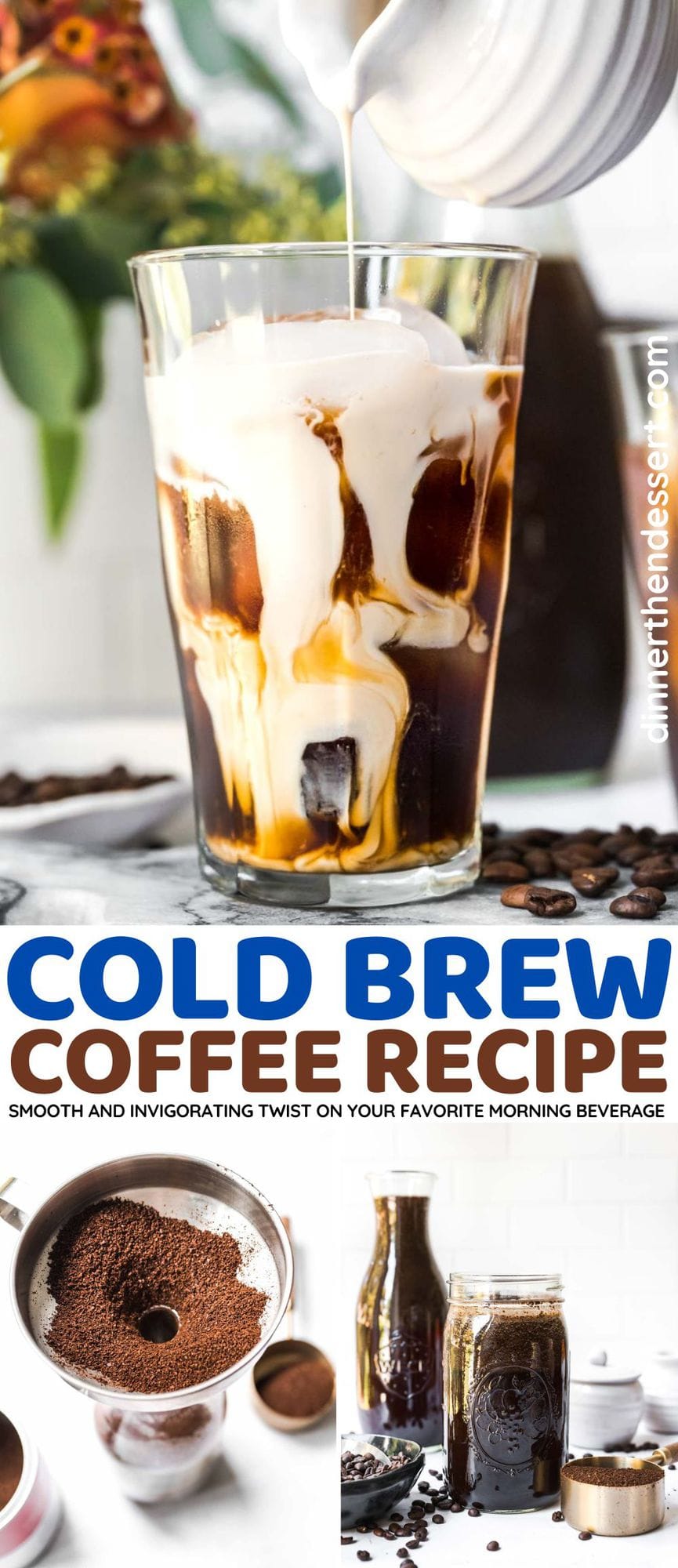 Cold Brew Coffee collage