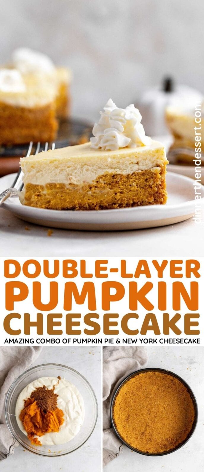 Layered Pumpkin Cheesecake Recipe 