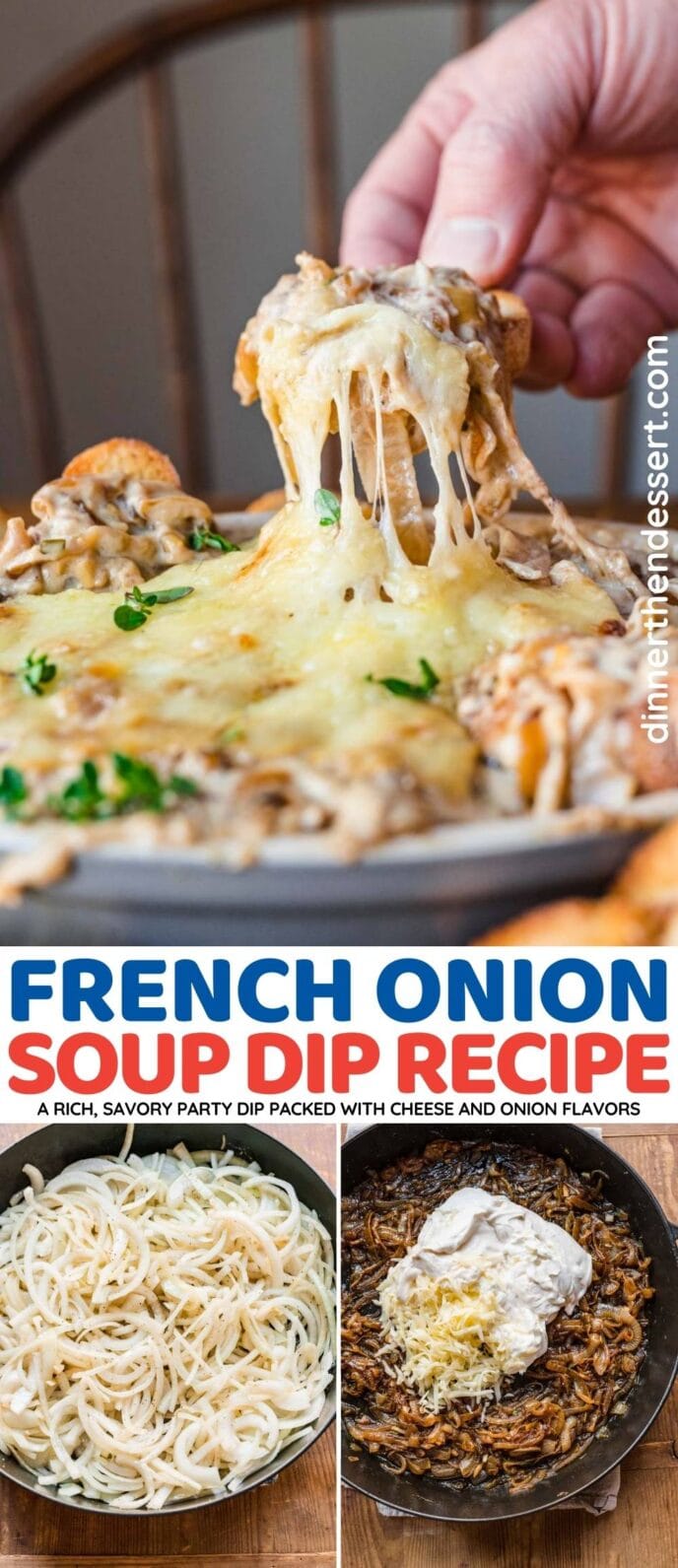French Onion Soup Dip Recipe - Dinner, then Dessert