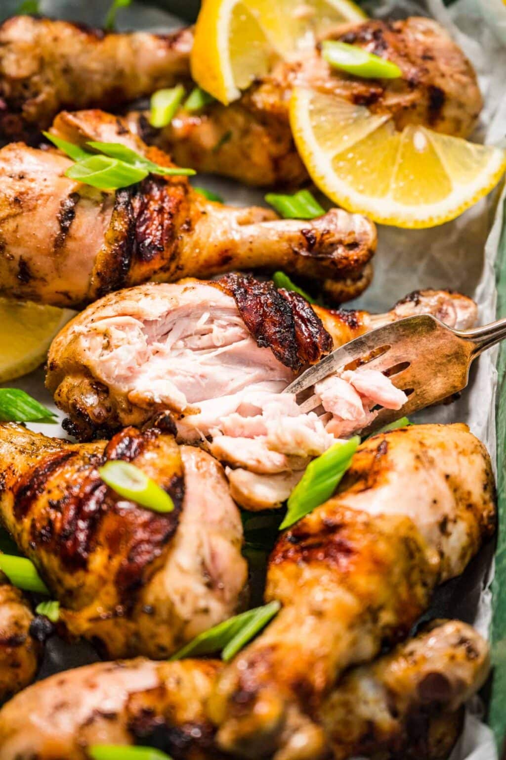 Grilled Drumsticks Recipe Dinner, then Dessert
