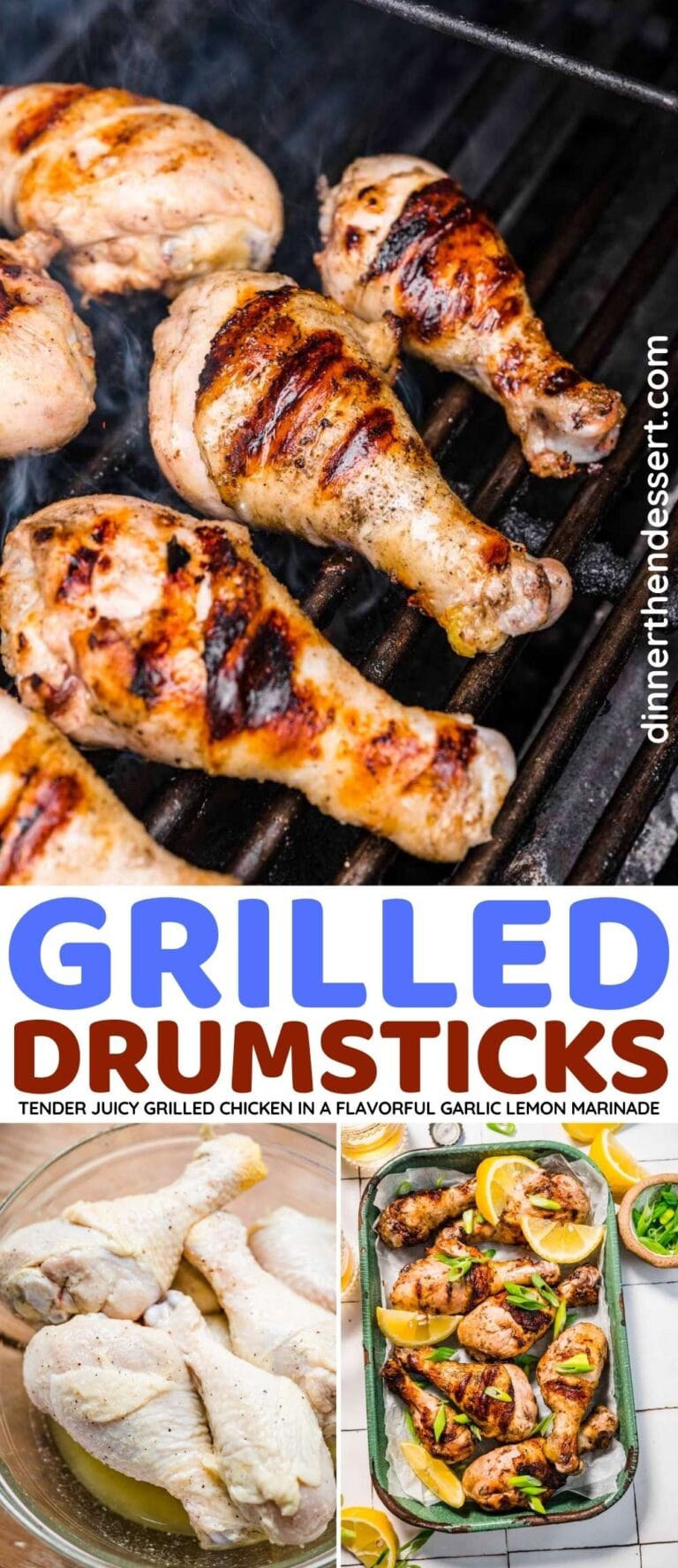 Grilled Drumsticks Recipe - Dinner, then Dessert