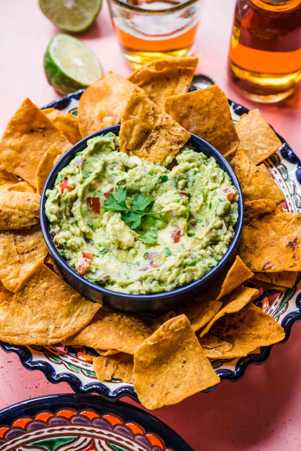 Easy Guacamole in serving bowl