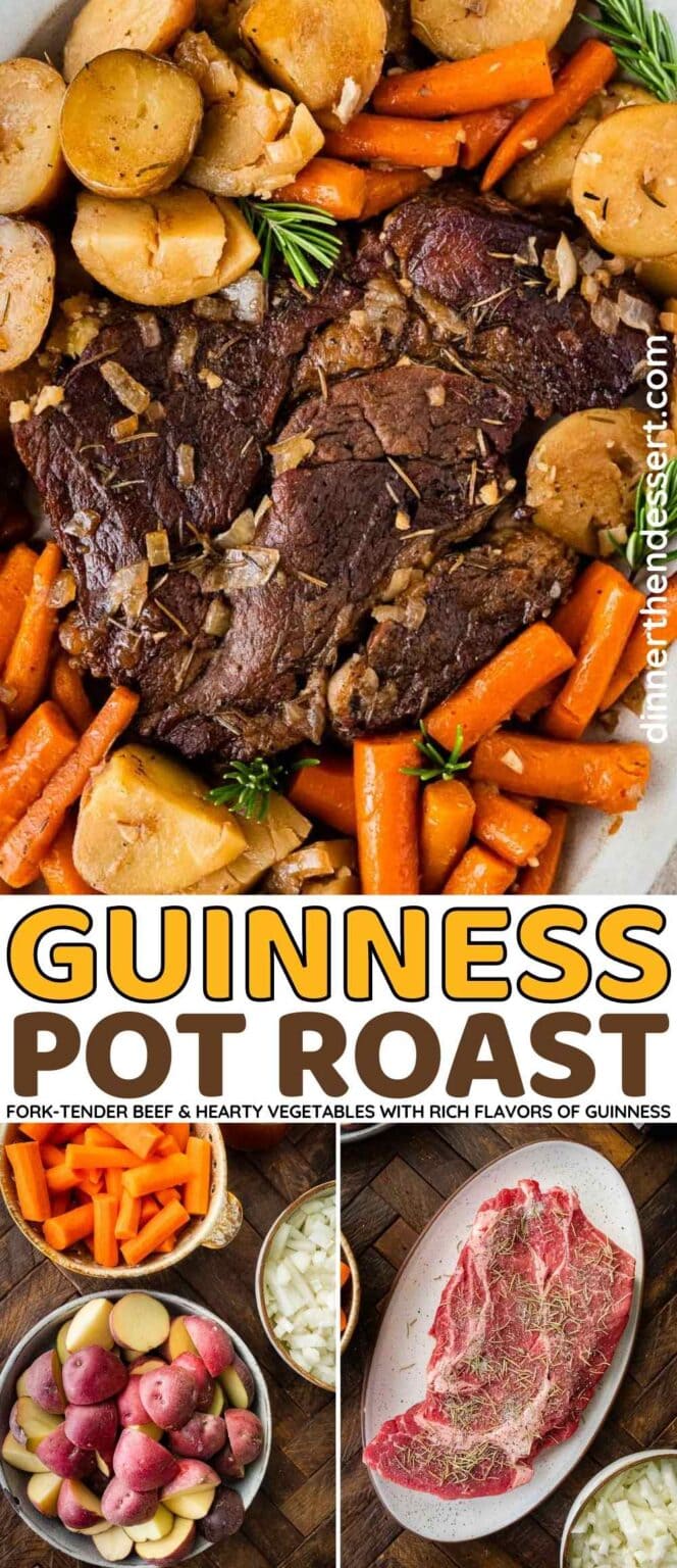 Guinness Pot Roast Recipo Dinner, then Dessert