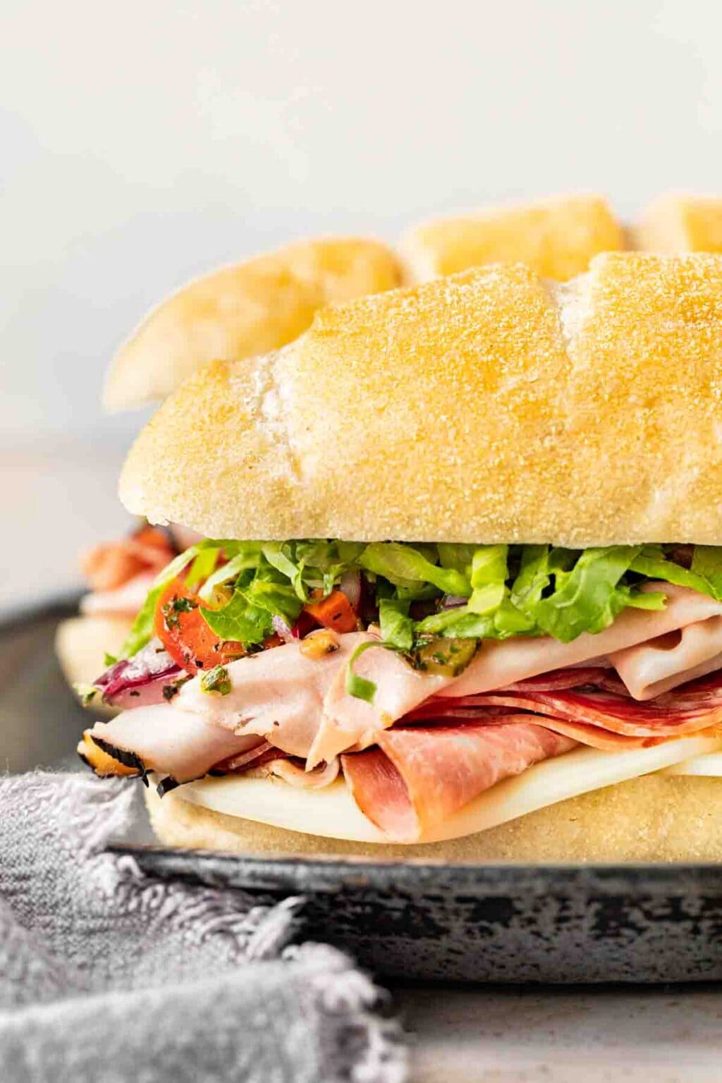 Italian Sub Sandwich Recipe - Dinner, then Dessert