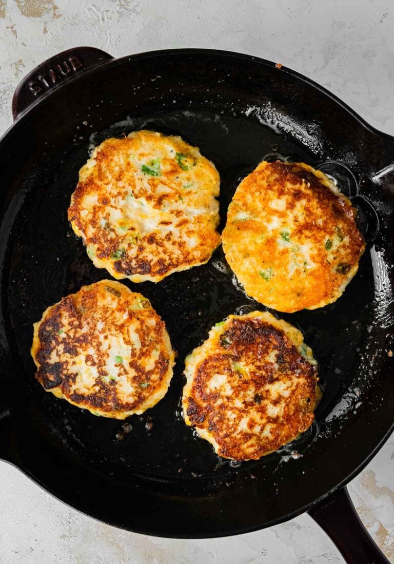 Mashed Potato Pancakes Recipe Dinner, then Dessert