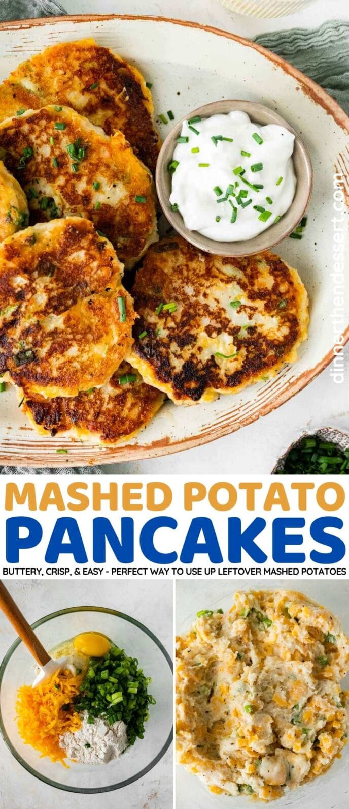 Mashed Potato Pancakes Recipe - Dinner, then Dessert