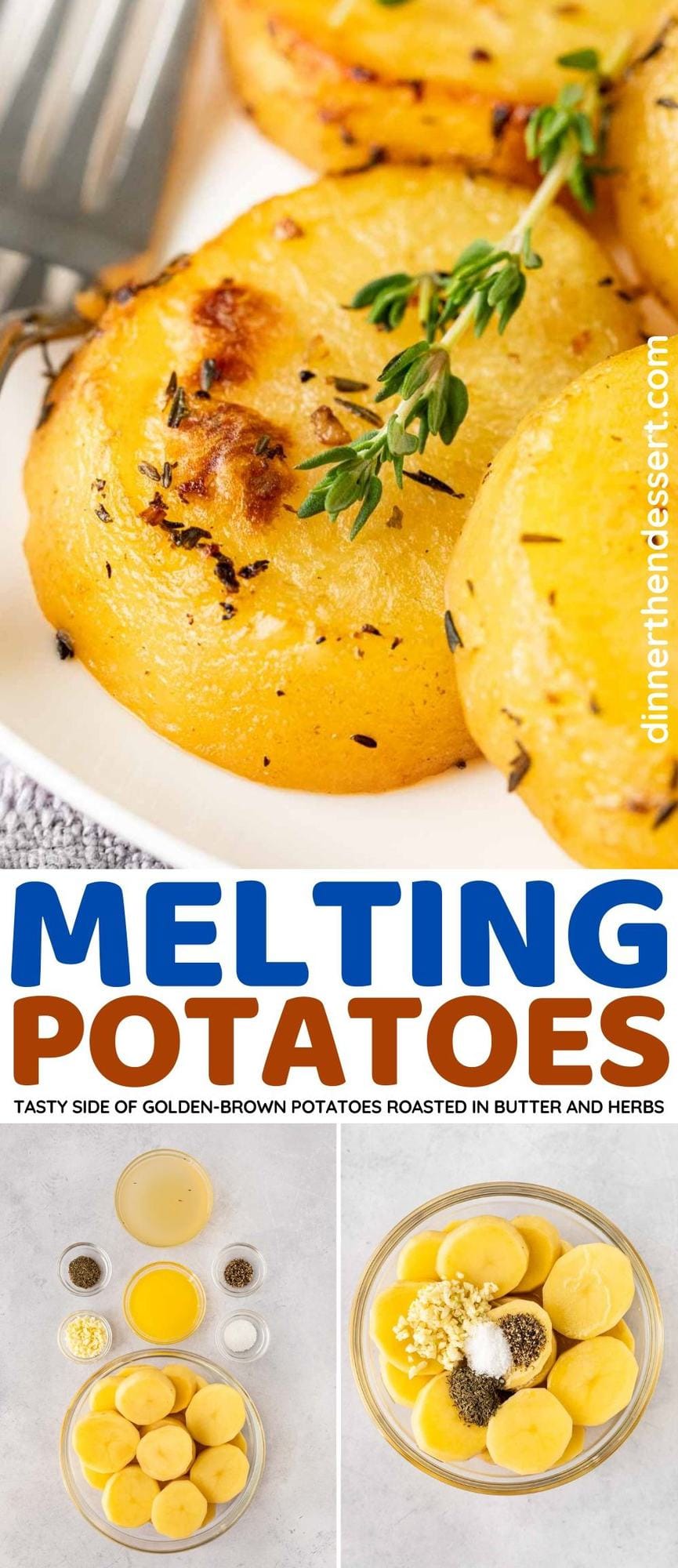 Melting Potatoes collage