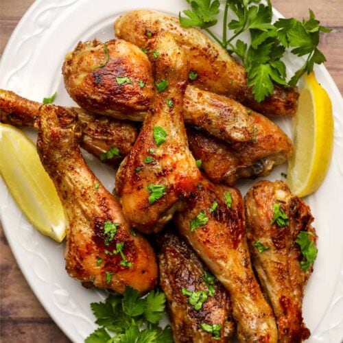 Easy Oven Baked Chicken Drumsticks Recipe - Dinner, then Dessert