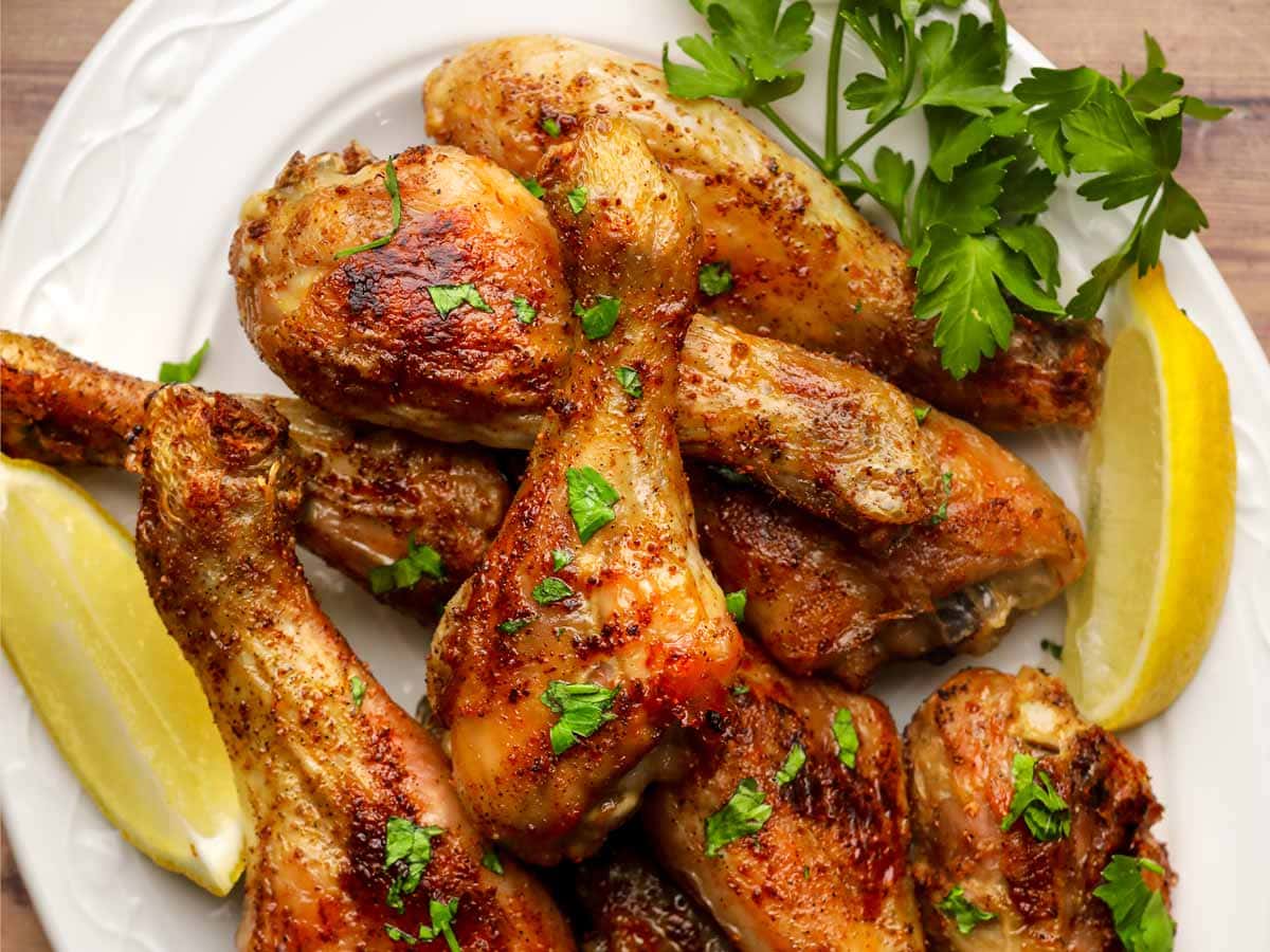 Baked Curried Chicken Drumsticks - Ahead of Thyme