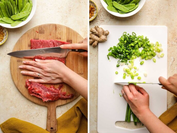 Spicy Garlic Beef Stir-Fry Recipe - Dinner, then Dessert