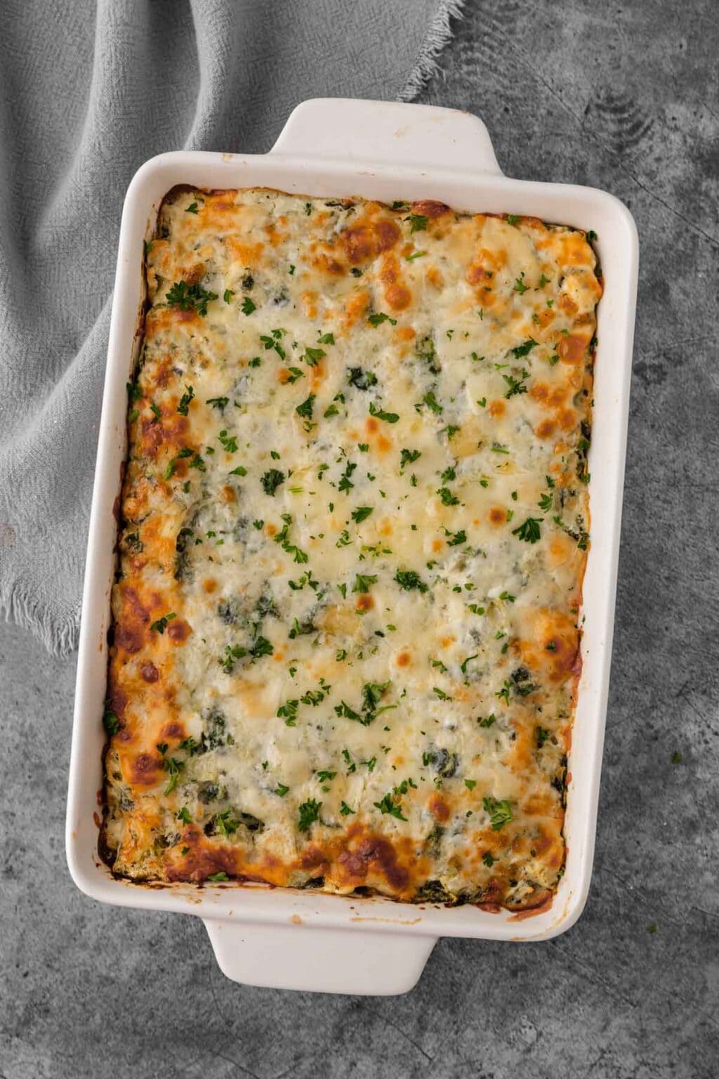 Easy Spinach Artichoke Ravioli Bake Recipe Dinner, then Dessert