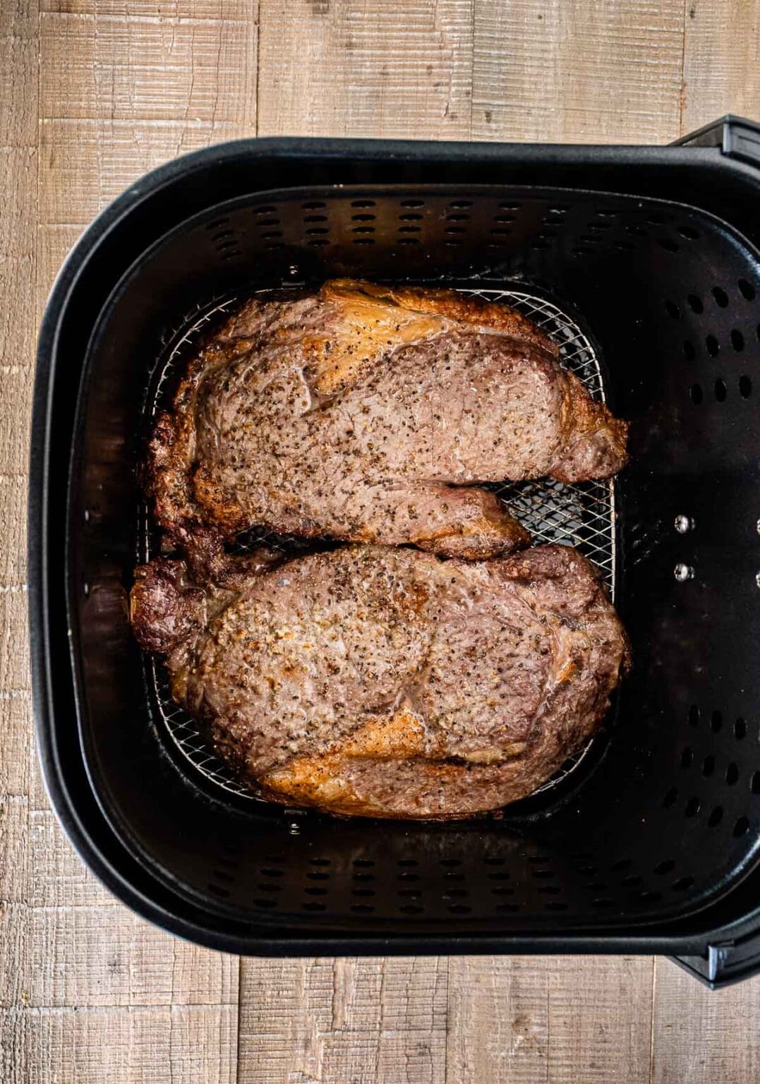 Air Fryer Ribeye Steaks Recipe - Dinner, then Dessert