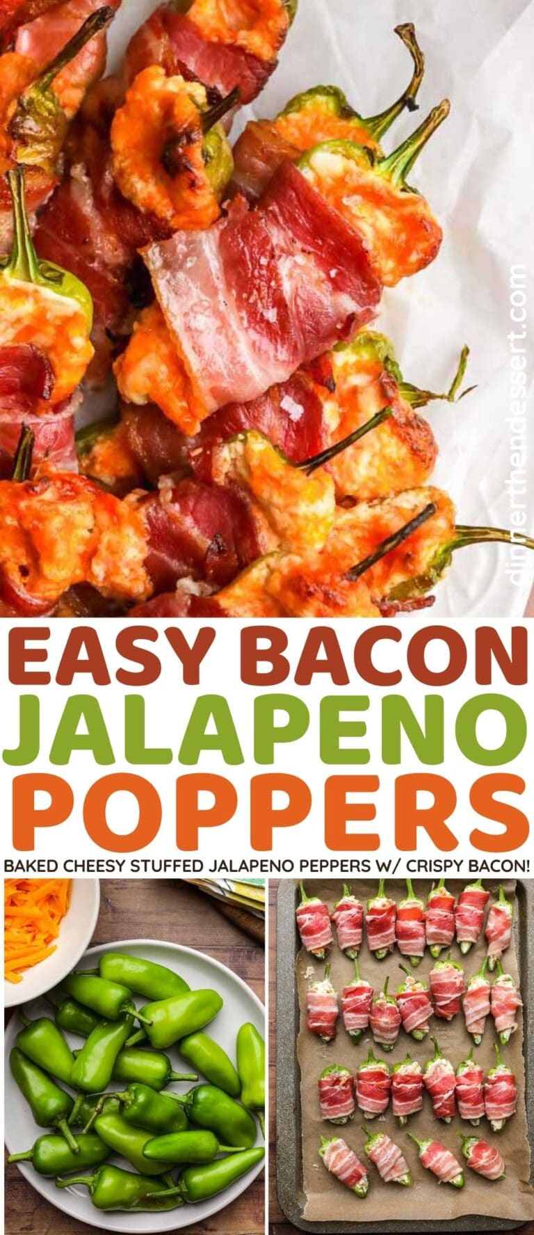 Bacon Jalapeno Poppers - Dinner, then Dessert