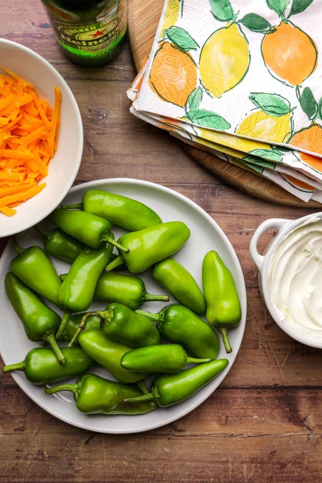 Bacon Jalapeno Poppers Dinner, then Dessert