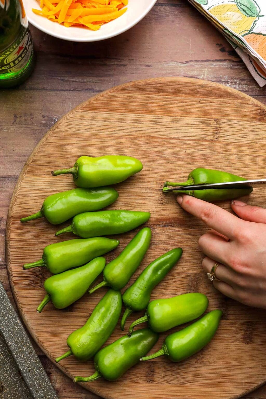 Bacon Jalapeno Poppers Dinner, then Dessert