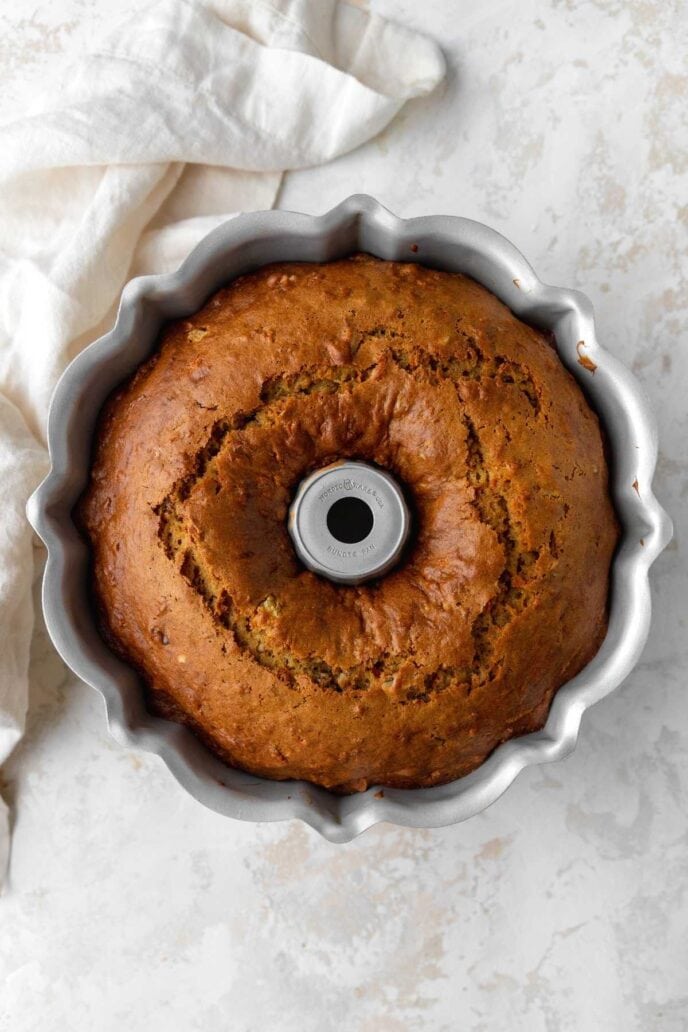 Carrot Cheesecake Bundt Cake Recipe - Dinner, then Dessert