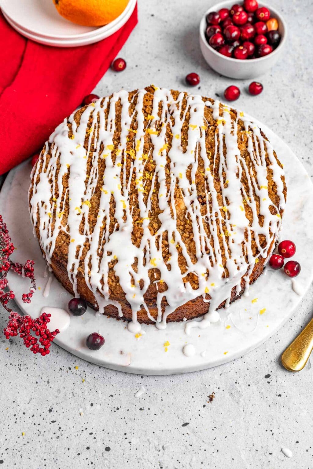 Cranberry Cream Cheese Coffee Cake Recipe Dinner, then Dessert