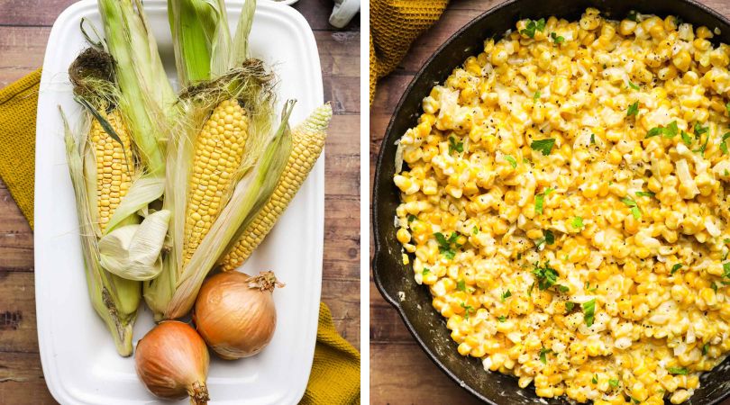 Quick Easy Creamed Corn Recipe Dinner Then Dessert   Creamed Corn FB 