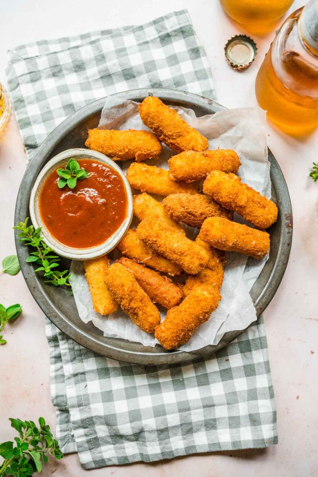 Easy Fried Mozzarella Sticks Recipe Dinner, then Dessert