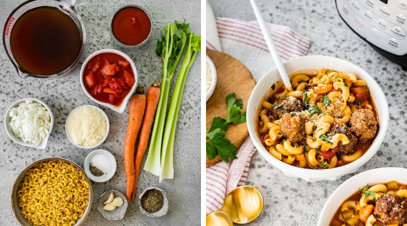 Instant Pot Meatball Soup
