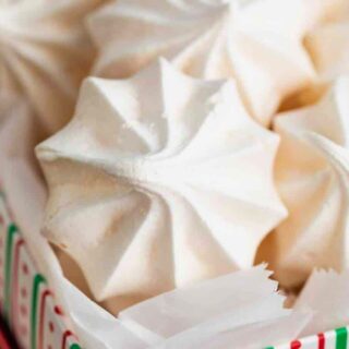 Meringues in a Christmas box