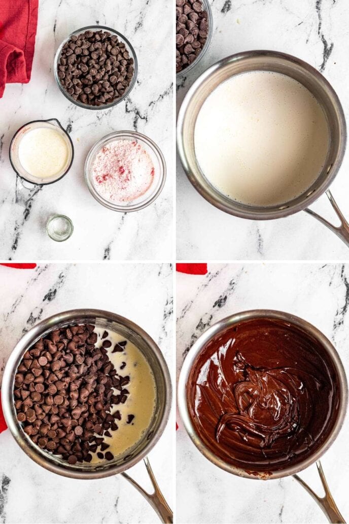 Peppermint Chocolate Truffles Recipe - Dinner, then Dessert