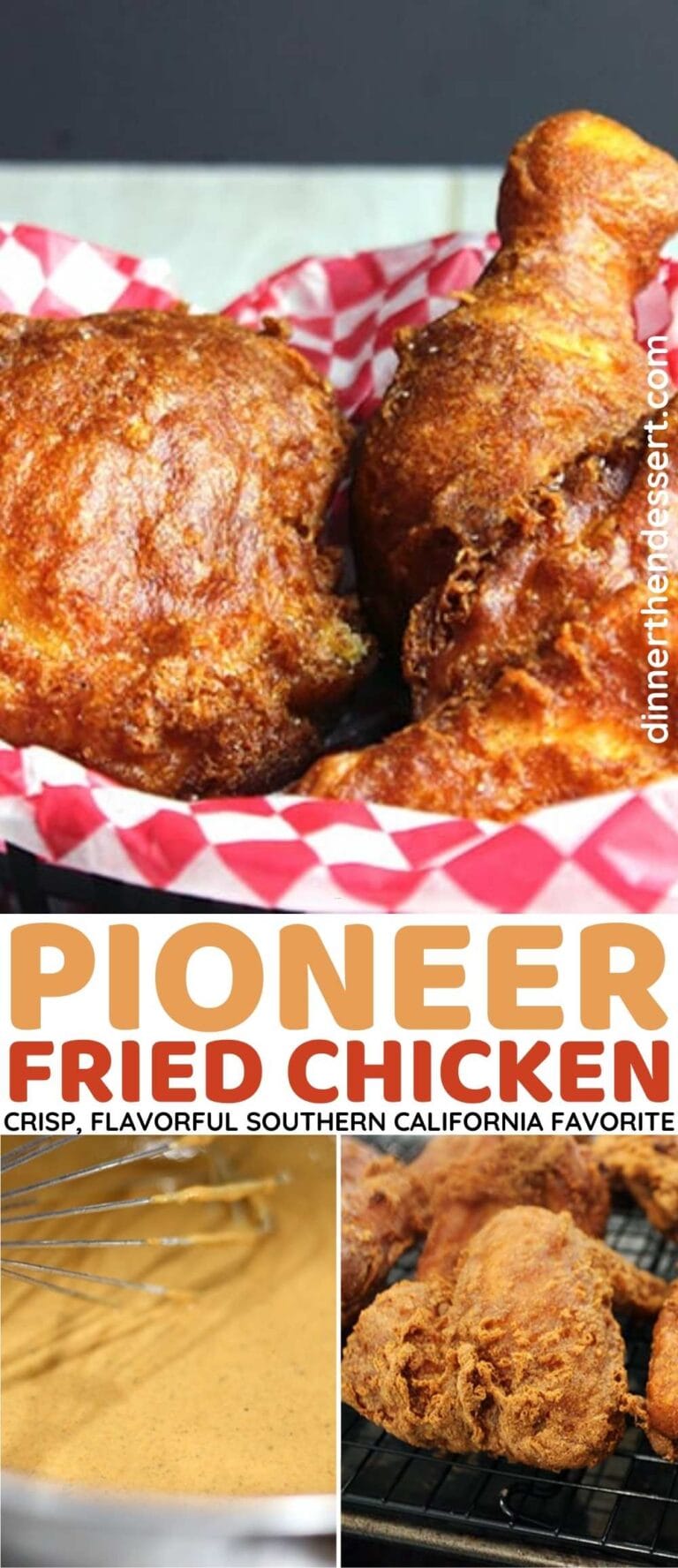 Pioneer TakeOut Fried Chicken Recipe Dinner, then Dessert