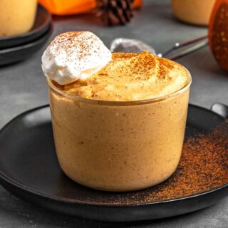 Pumpkin Mousse in serving bowl 1x1