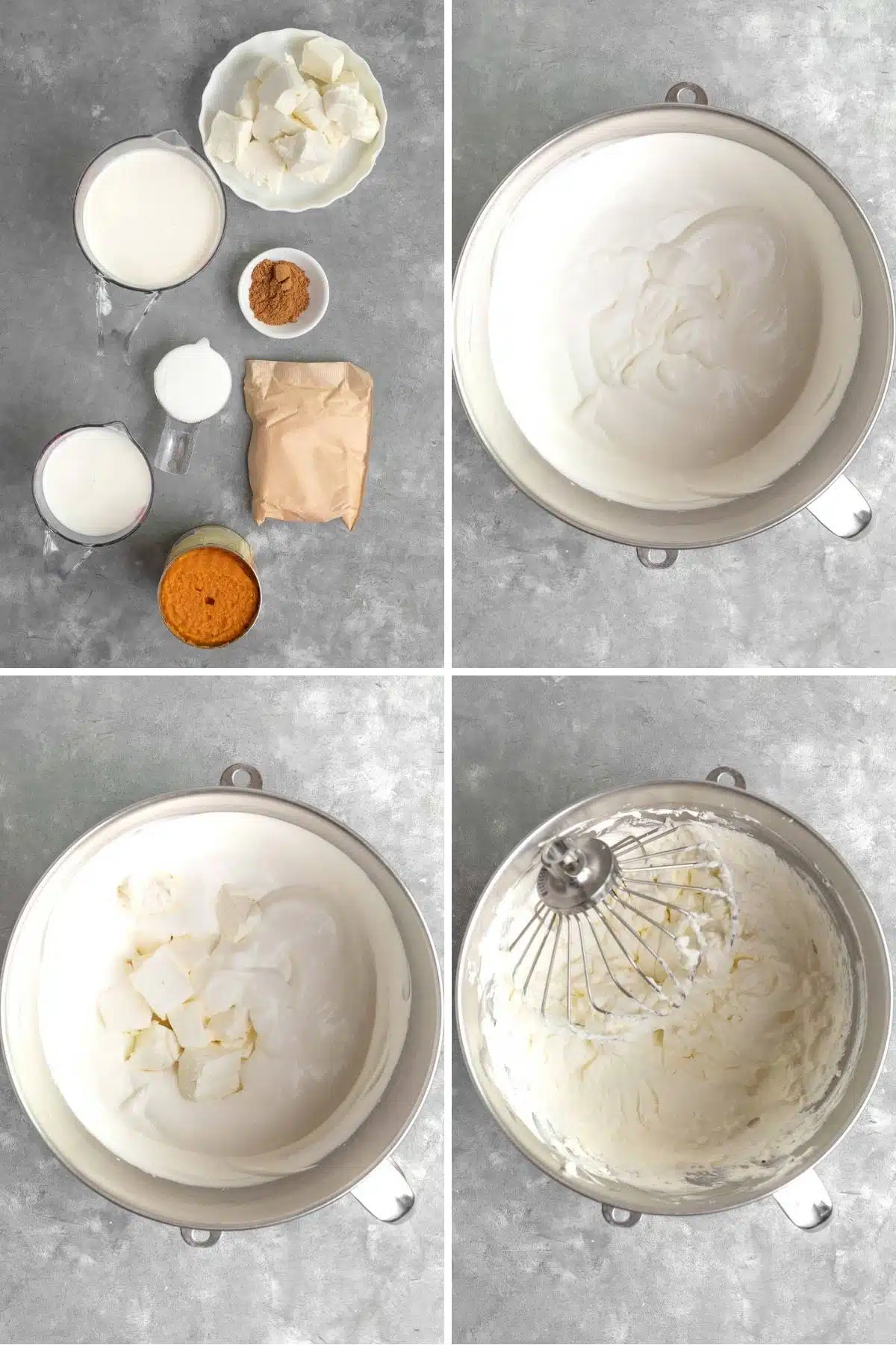 Pumpkin Mousse collage