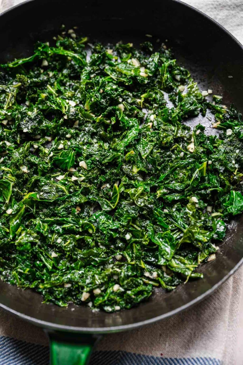 Quick Easy Saut Ed Garlic Kale Recipe Dinner Then Dessert   Sauteed Garlic Kale 6 1024x1536 