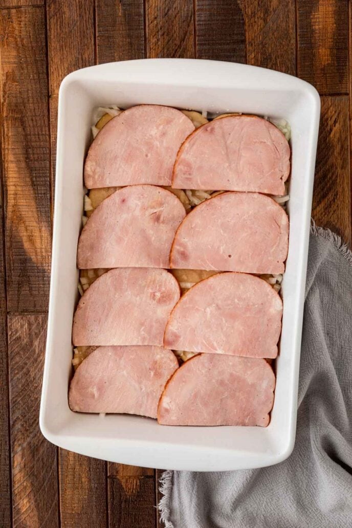 Easy Scalloped Potatoes and Ham Recipe - Dinner, then Dessert