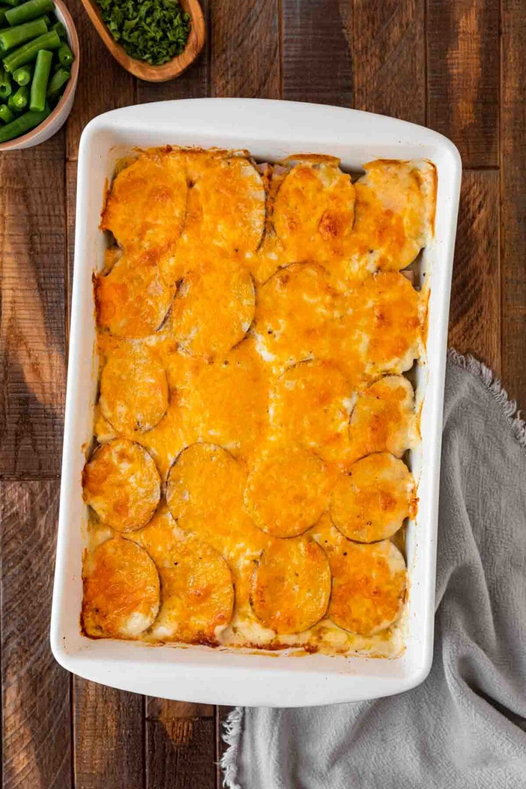 Easy Scalloped Potatoes and Ham Recipe - Dinner, then Dessert