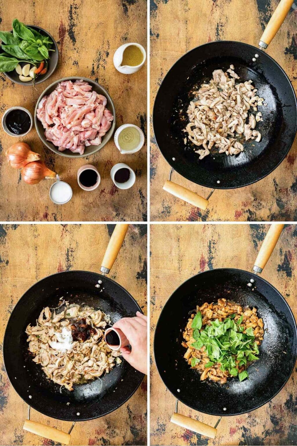 Thai Basil Chicken Recipe Dinner, then Dessert