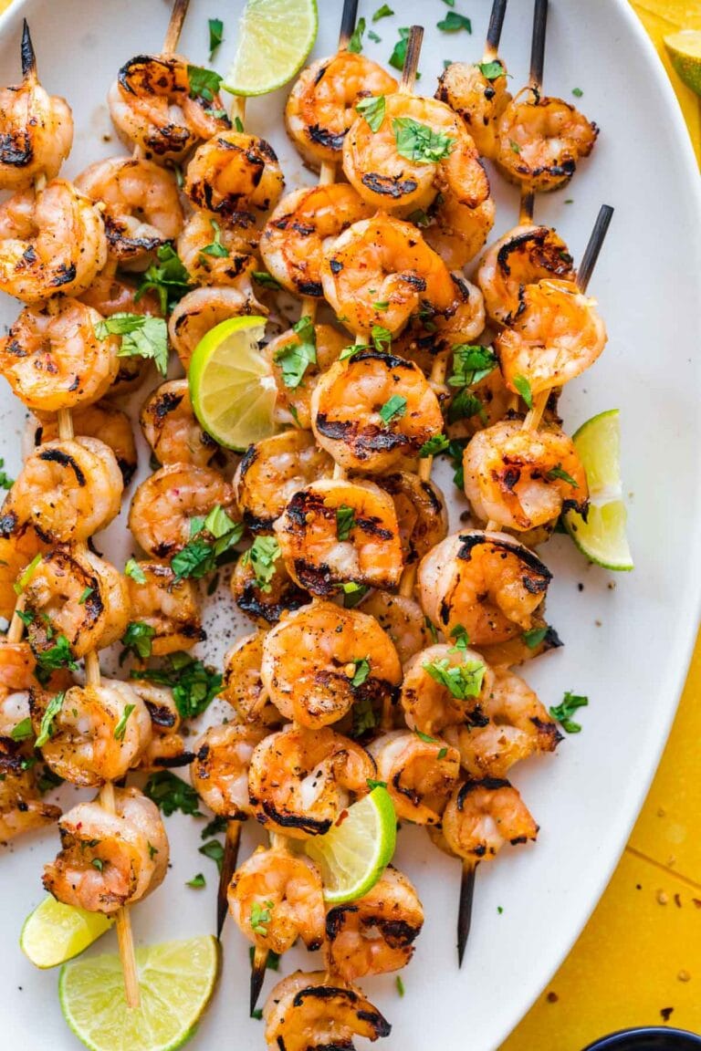Easy Grilled Shrimp Recipe - Dinner, then Dessert