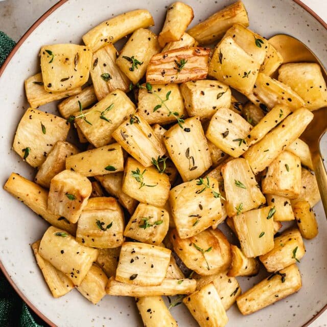 Easy Roasted Parsnips Recipe - Dinner, then Dessert