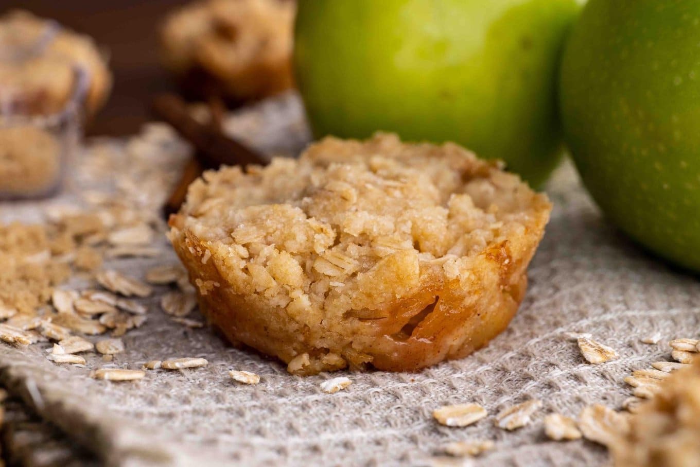 Apple Crisp Cookies close up