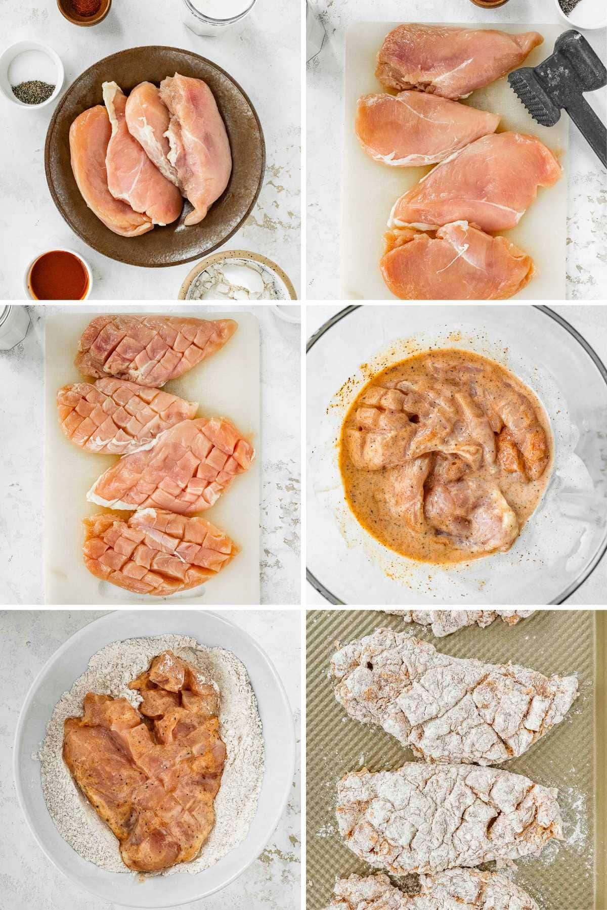 Chicken and Waffles collage