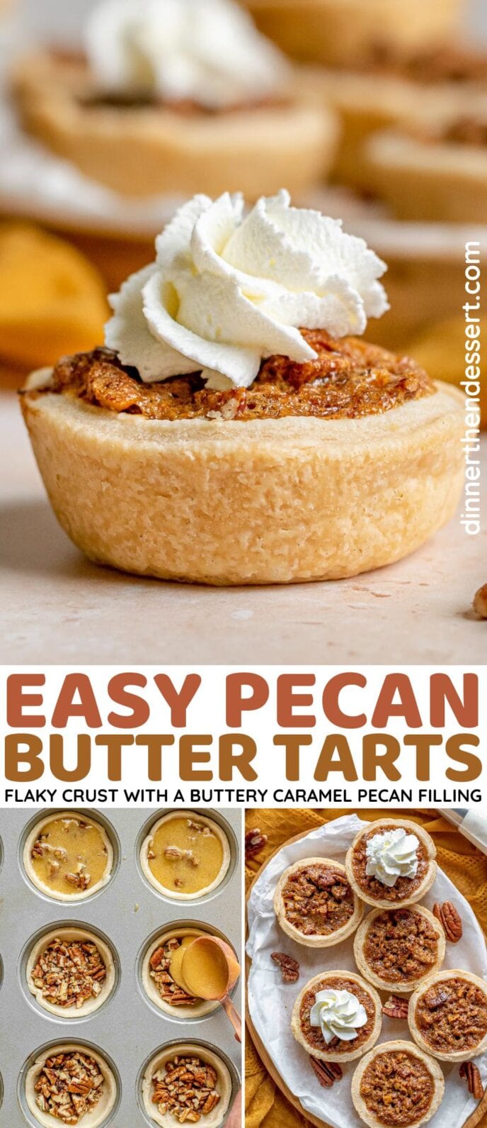 Easy Pecan Butter Tarts Recipe - Dinner, then Dessert