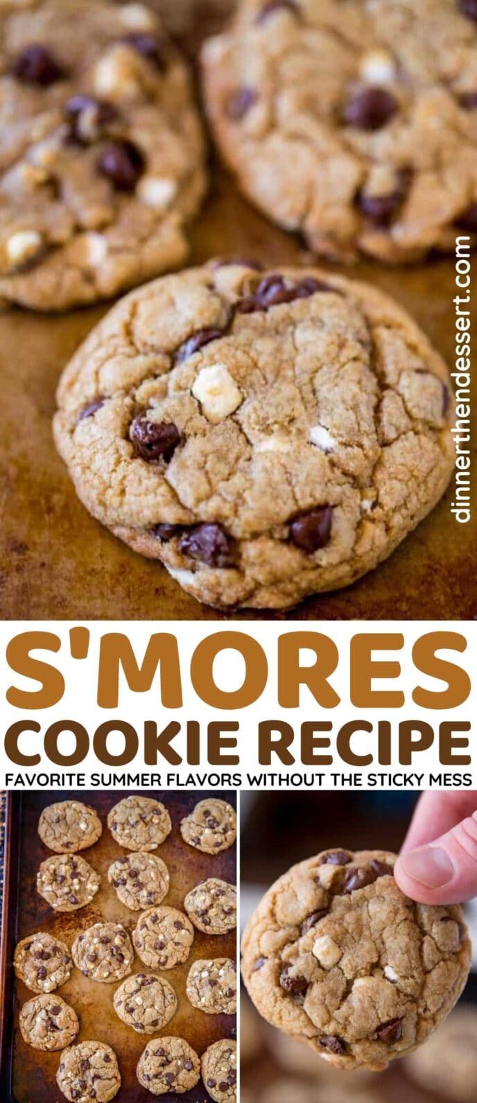 S'mores Cookies Collage